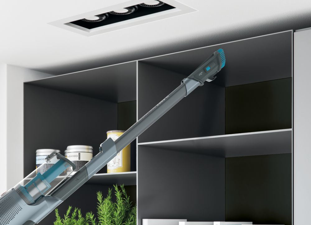 Hoover HF522YSE 011 Aspirapolvere a Bastone 2in1 Senza Fili Grigio Secco e Bagnato