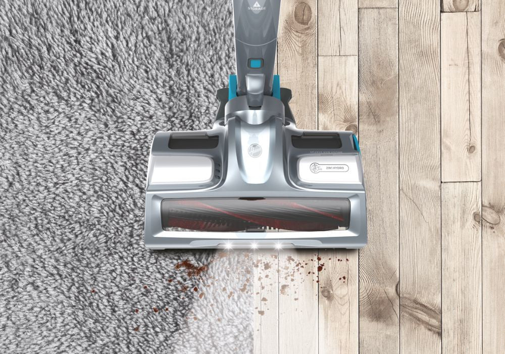 Hoover HF522YSE 011 Aspirapolvere a Bastone 2in1 Senza Fili Grigio Secco e Bagnato