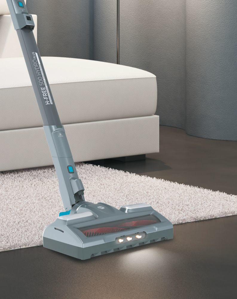 Hoover HF522YSE 011 Aspirapolvere a Bastone 2in1 Senza Fili Grigio Secco e Bagnato