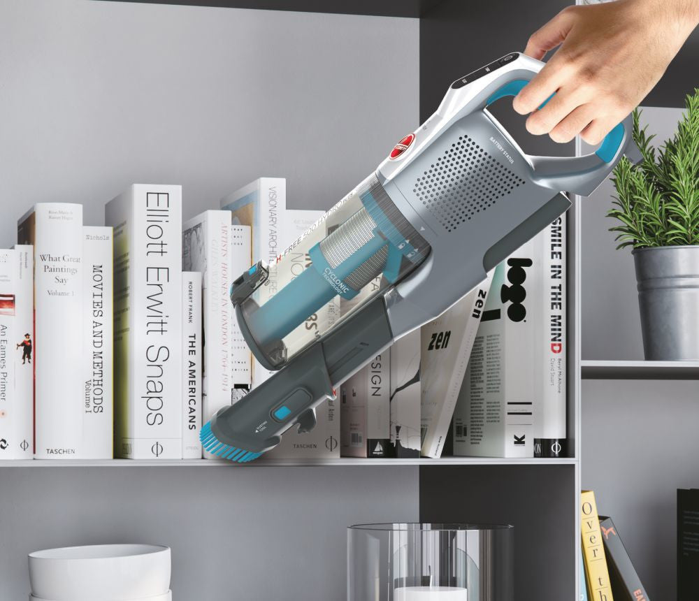 Hoover HF522YSE 011 Aspirapolvere a Bastone 2in1 Senza Fili Grigio Secco e Bagnato
