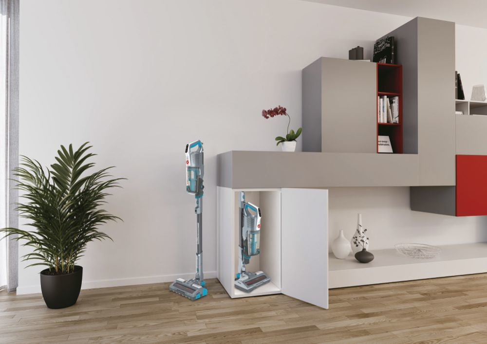 Hoover HF522YSE 011 Aspirapolvere a Bastone 2in1 Senza Fili Grigio Secco e Bagnato