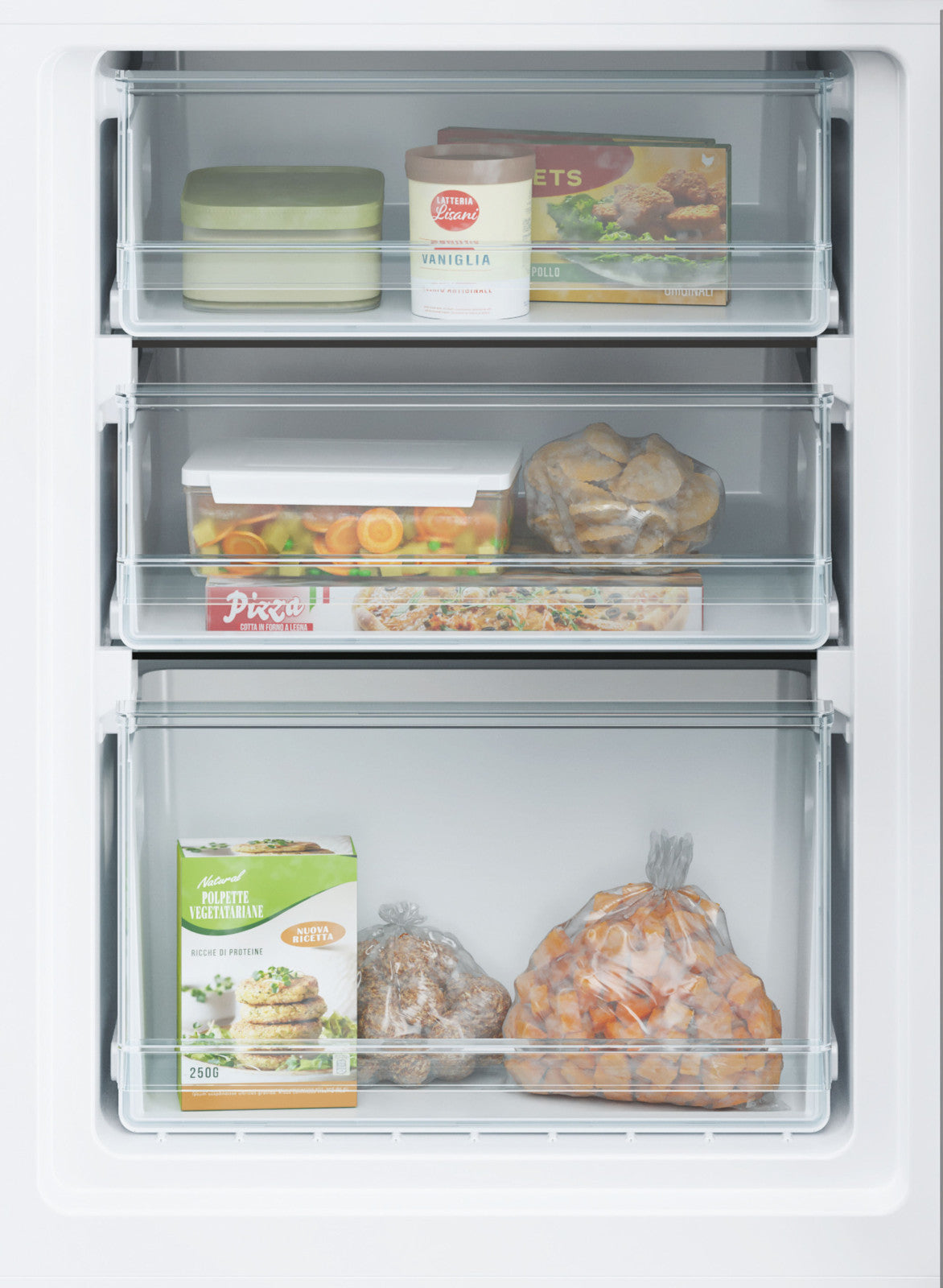 Candy Frigorifero Combinato CCT3L517ES 260L Classe E 39dB Argento Libera Installazione