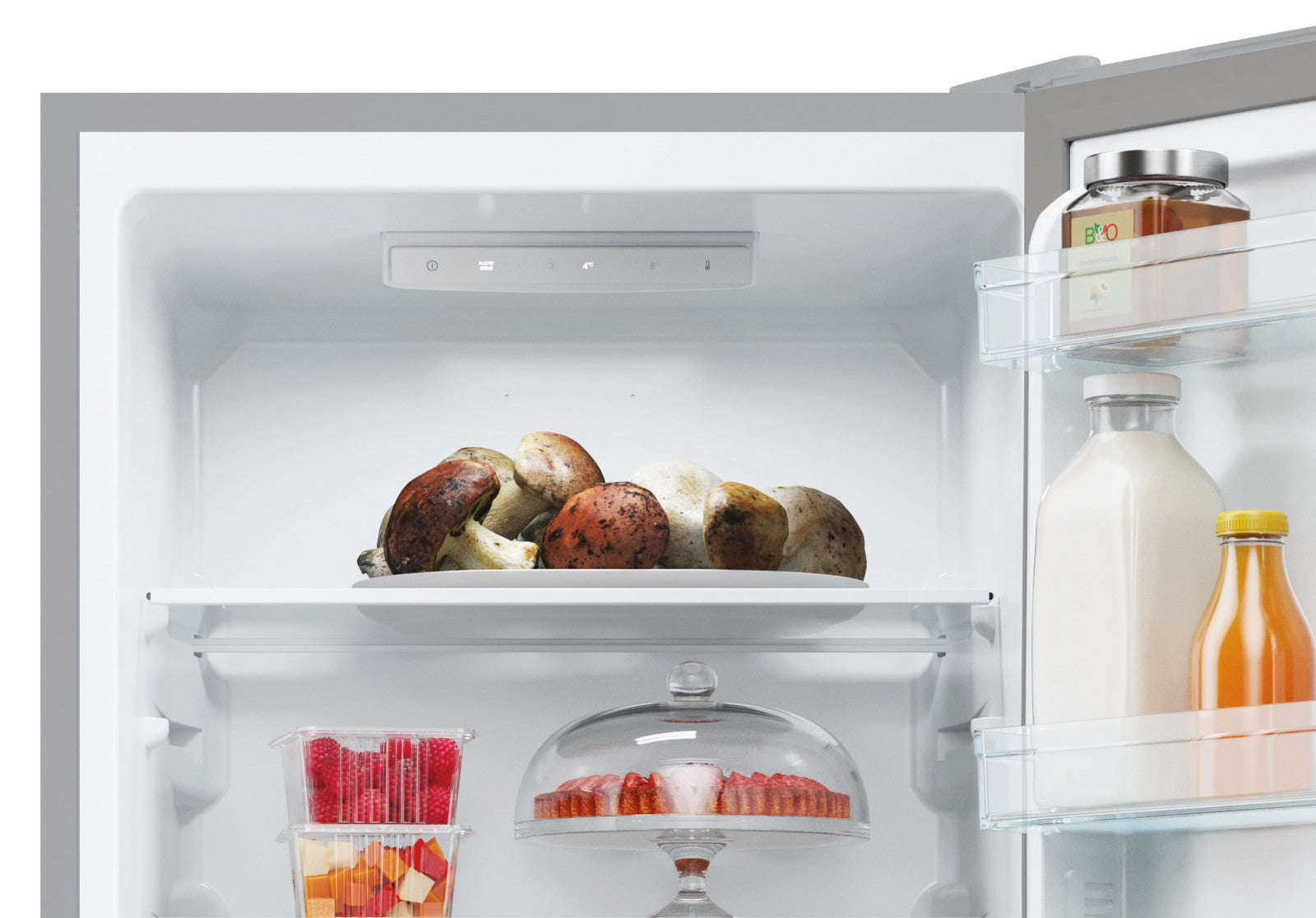 Candy Frigorifero Combinato CCT3L517ES 260L Classe E 39dB Argento Libera Installazione