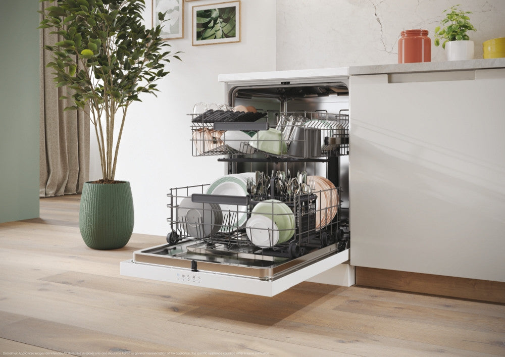 Candy RapidÓ CF 4E7L0W Dishwasher 14 Place Settings Freestanding White Wi-Fi