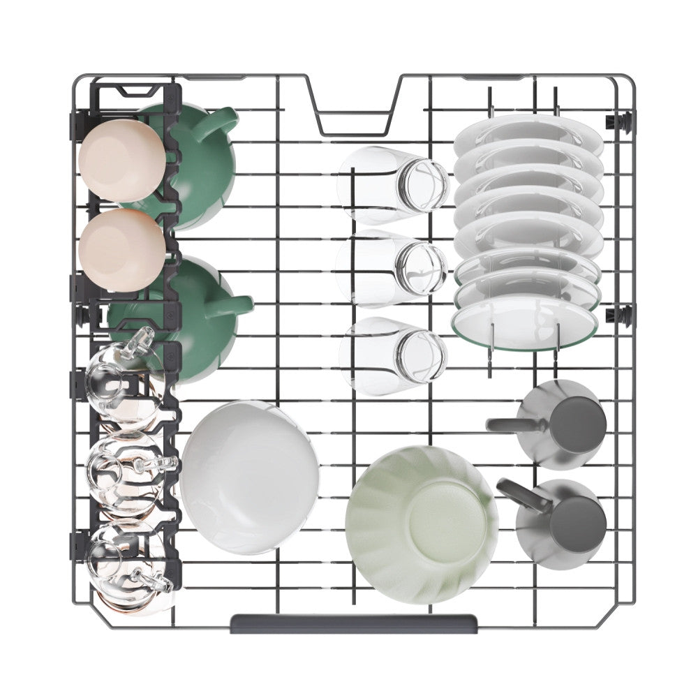Candy Lavastoviglie RapidÓ CF 4E7L0X Libera installazione 14 coperti Inox Wi-Fi