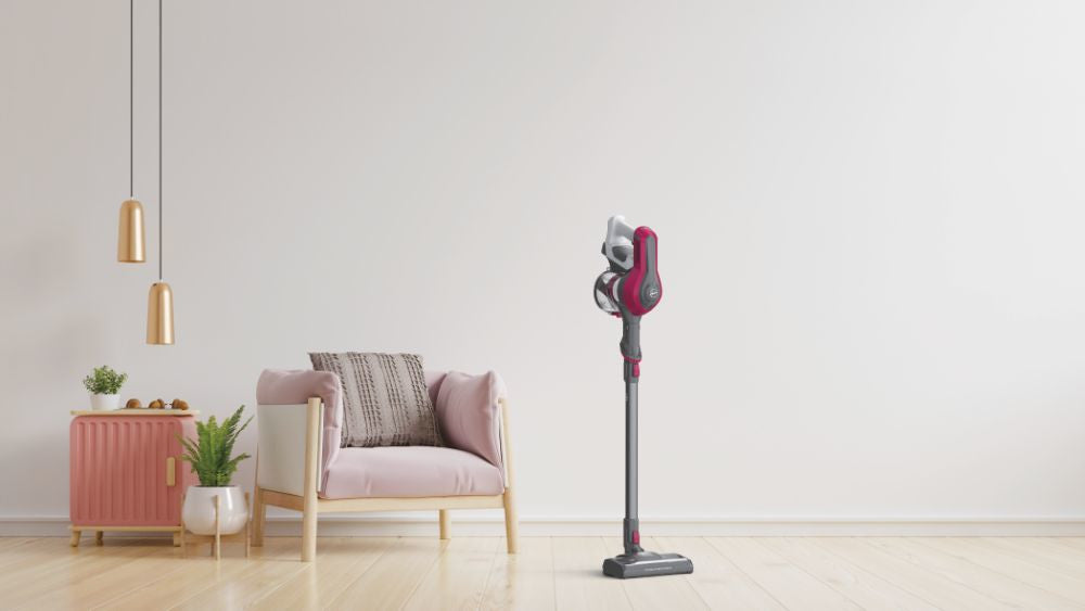 Hoover HF1 Aspirapolvere Elettrica Cordless Senza Sacchetto Magenta 0,9L 30min