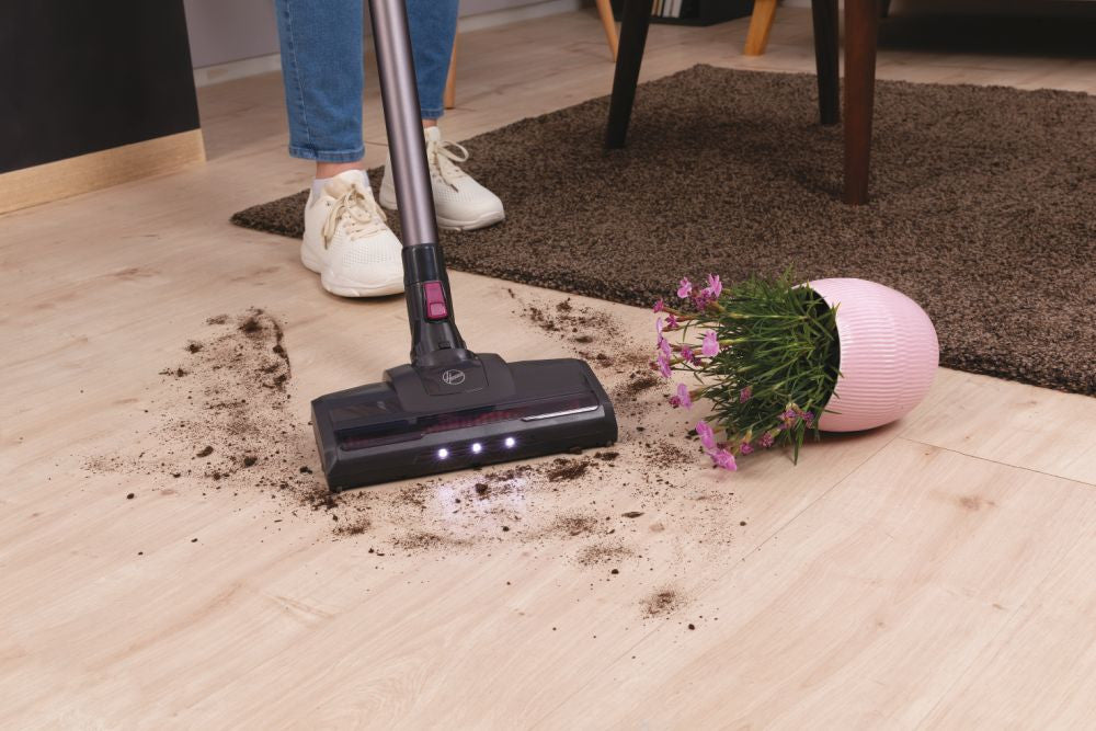 Hoover HF1 Aspirapolvere Elettrica Cordless Senza Sacchetto Magenta 0,9L 30min