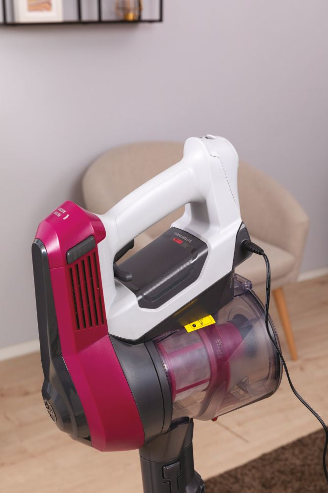 Hoover HF1 Aspirapolvere Elettrica Cordless Senza Sacchetto Magenta 0,9L 30min