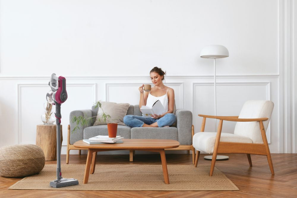 Hoover HF1 Aspirapolvere Elettrica Cordless Senza Sacchetto Magenta 0,9L 30min