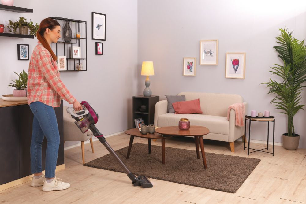 Hoover HF1 Aspirapolvere Elettrica Cordless Senza Sacchetto Magenta 0,9L 30min