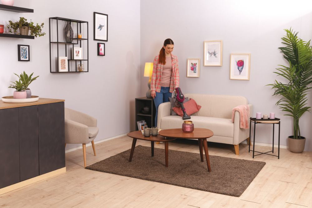 Hoover HF1 Aspirapolvere Elettrica Cordless Senza Sacchetto Magenta 0,9L 30min