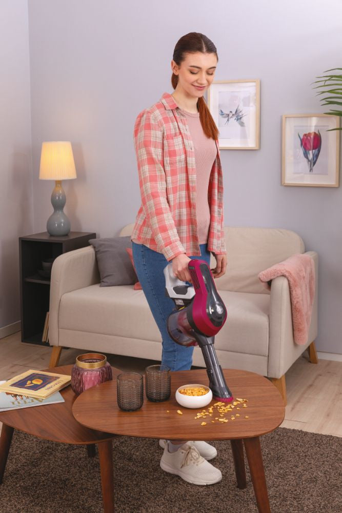 Hoover HF1 Aspirapolvere Elettrica Cordless Senza Sacchetto Magenta 0,9L 30min