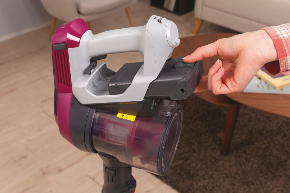 Hoover HF1 Aspirapolvere Elettrica Cordless Senza Sacchetto Magenta 0,9L 30min