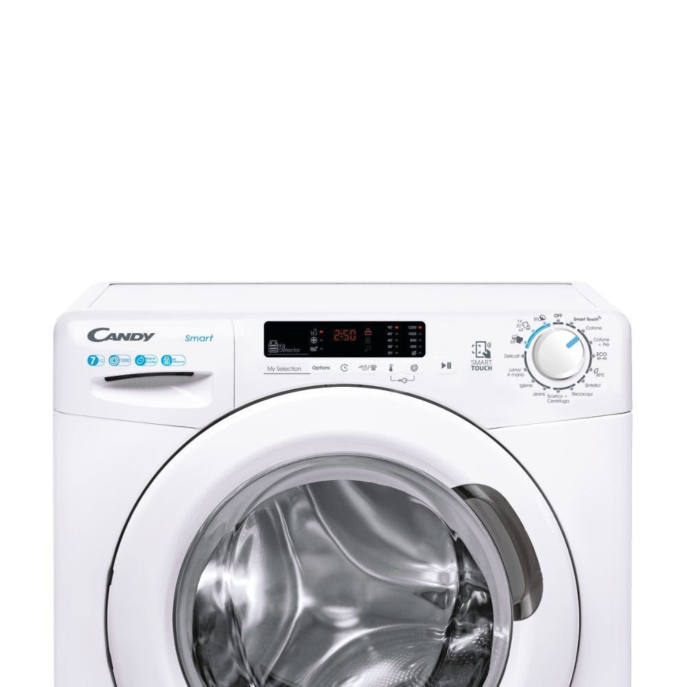 Candy Lavatrice CS1272DW3/1-11 Caricamento Frontale 7kg 1200 Giri/min Bianco