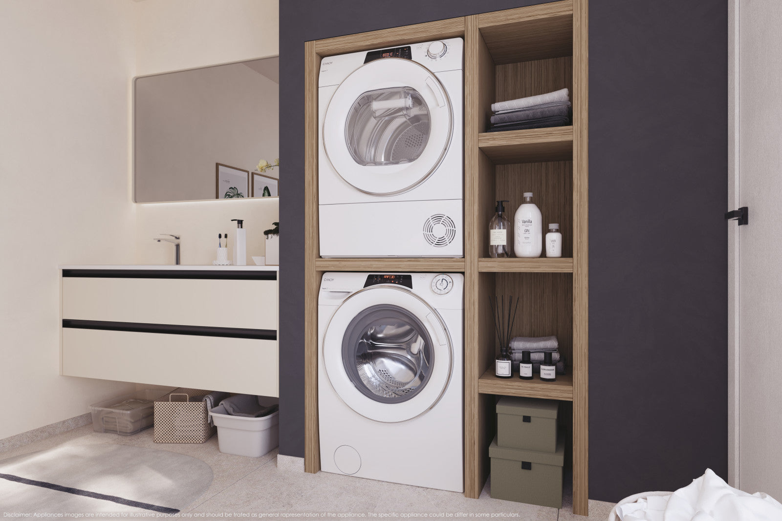 Candy RapidÓ ECO Lavatrice 10kg Classe A 1600 giri Carica Frontale Bianca RO 6106DWMC7