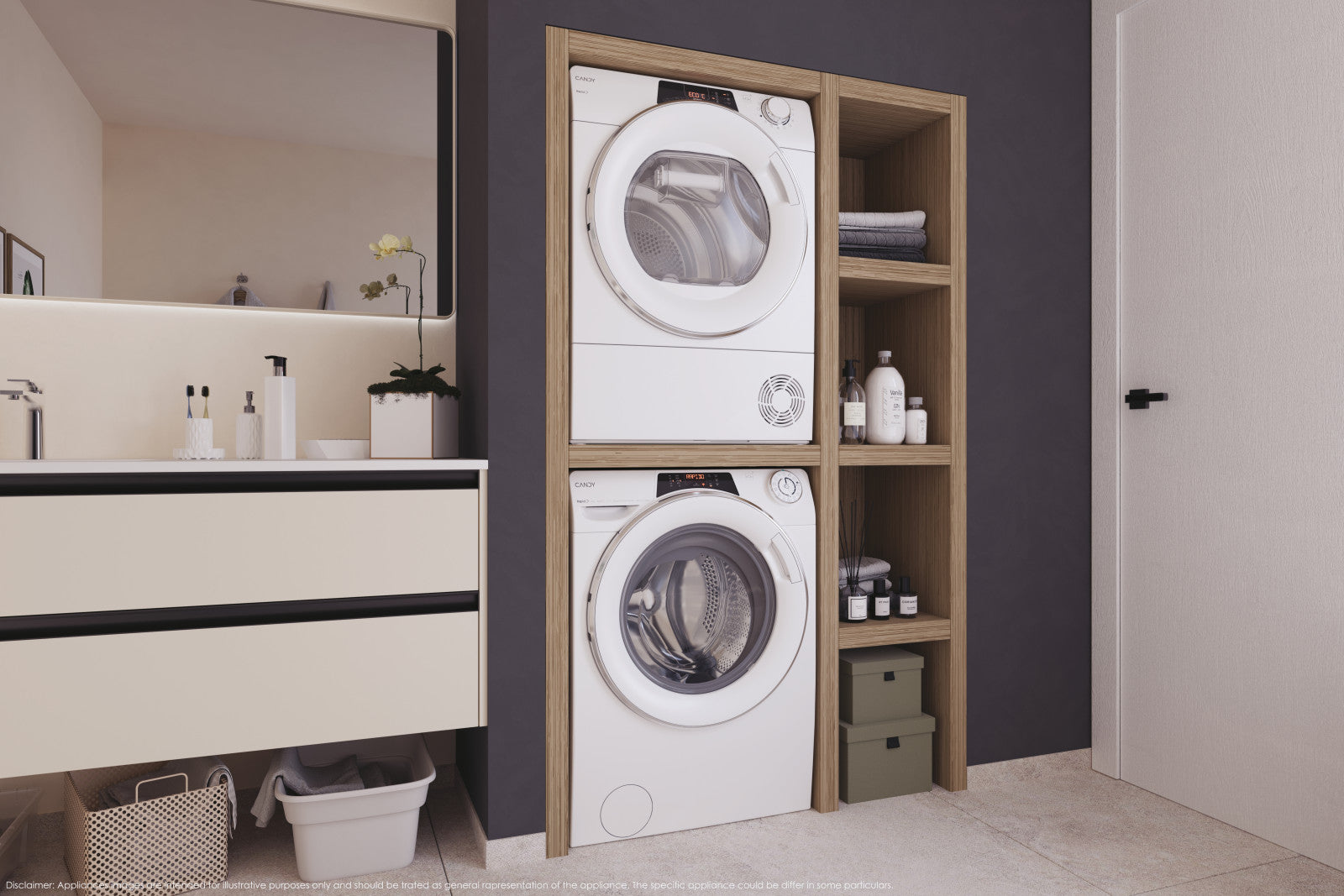 Candy RapidÓ ECO Lavatrice 10kg Classe A 1600 giri Carica Frontale Bianca RO 6106DWMC7