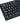 Nilox Tastiera USB Compatta Silenziosa a Membrana Nera KT50U per PC Windows