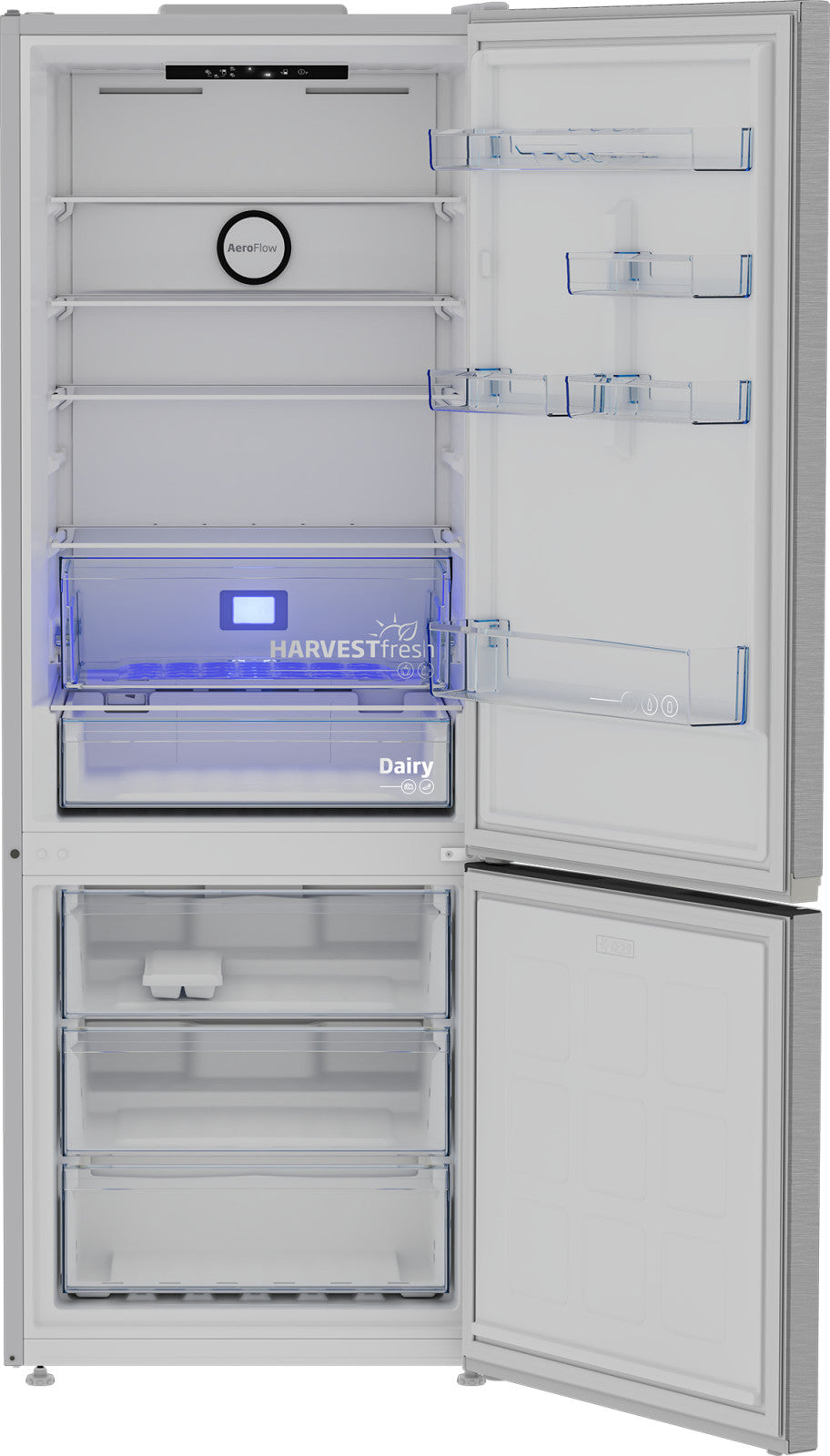 Beko B3RCNE564HXB Frigorifero 490L No Frost Argento Classe E Libera Installazione