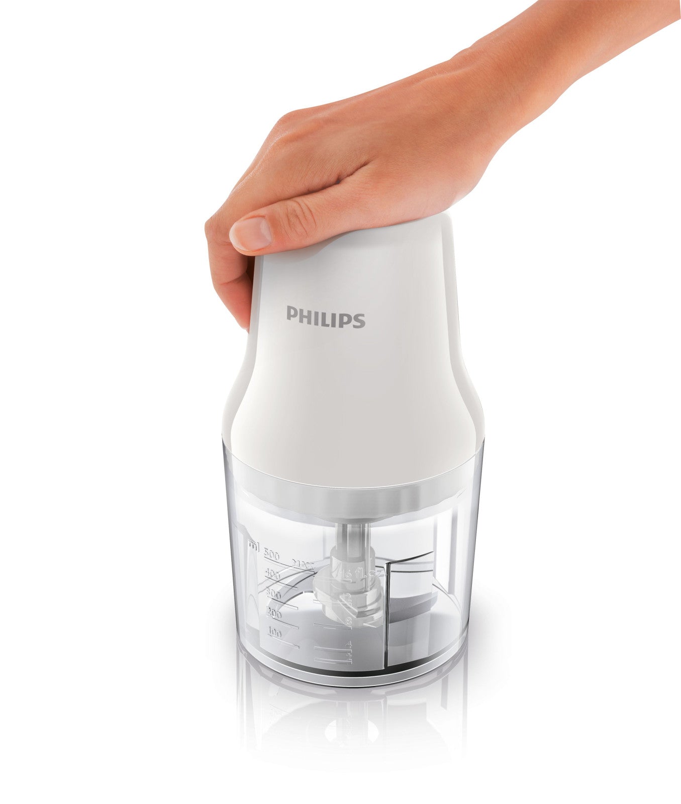Philips Daily Collection Tritatutto HR1393/00 Bianco 0,7L 450W Ciotola Plastica