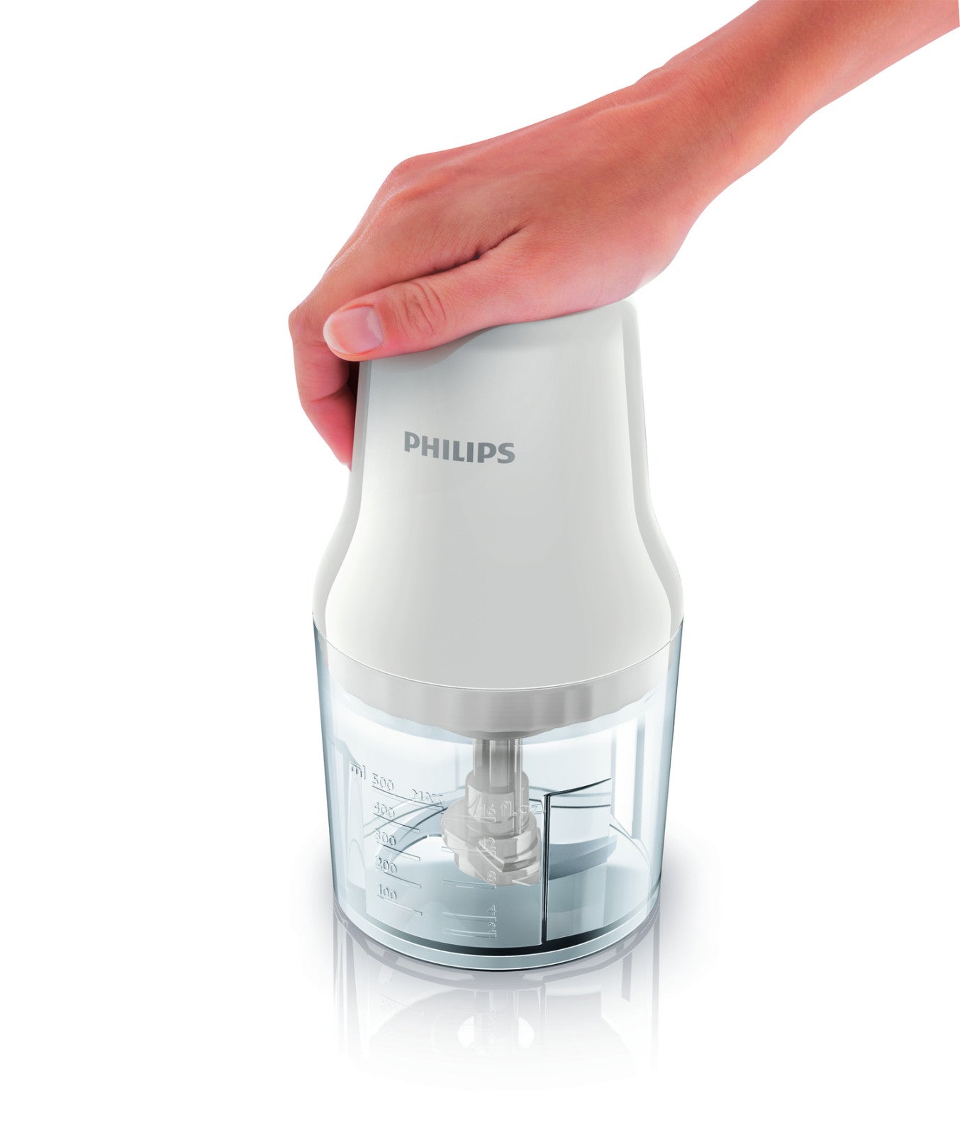 Philips Daily Collection Tritatutto HR1393/00 Bianco 0,7L 450W Ciotola Plastica
