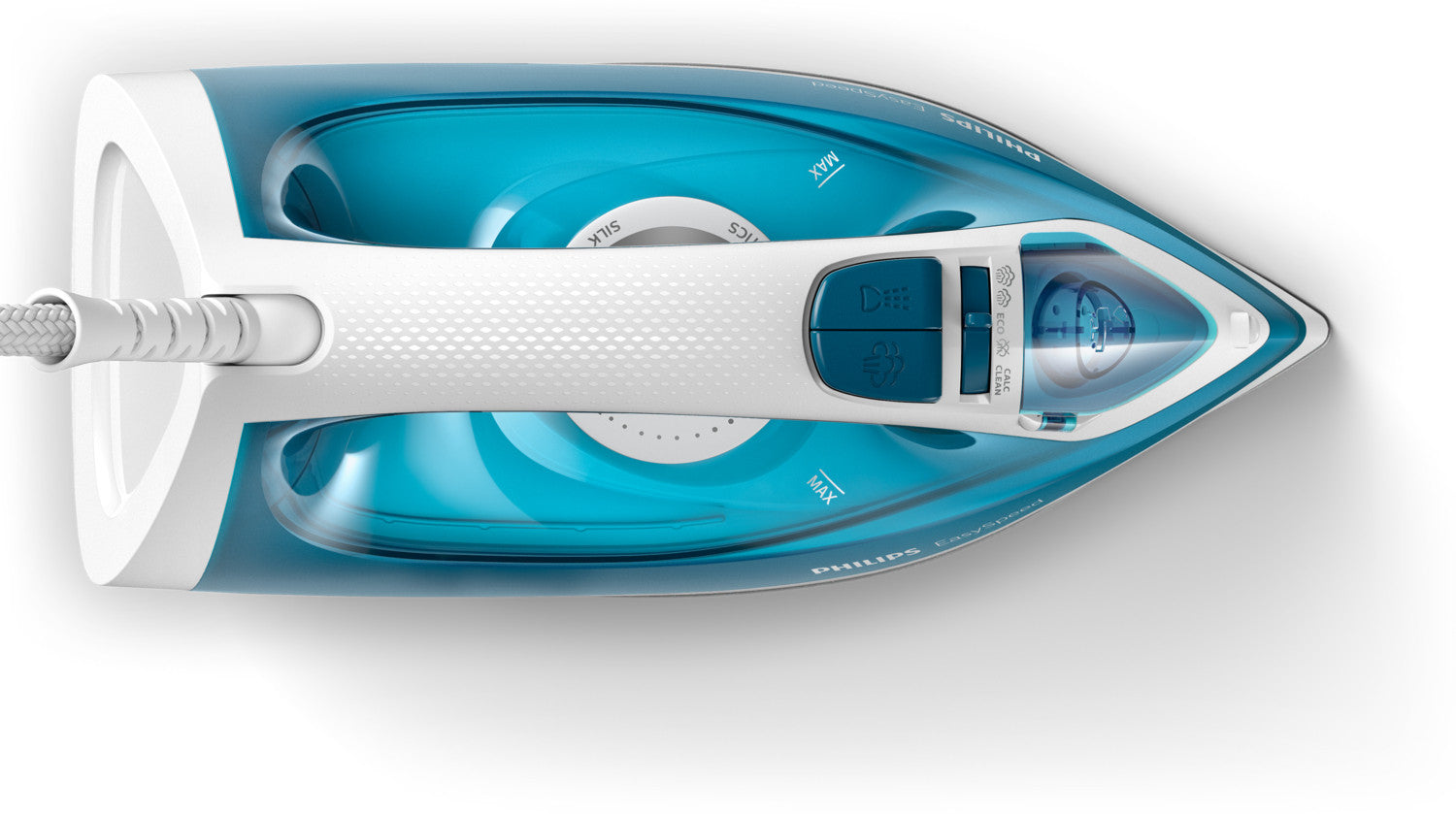 Philips EasySpeed GC1744/20 Ferro da Stiro a Vapore 2000W Piastra Antiaderente Blu/Bianco