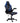 Trust GXT 703B RIYE Sedia Gaming Nero/Blu, Portata 140 kg, Braccioli Regolabili