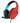 Trust GXT 416S Zirox Wired Stereo Circumaural Gaming Headset Black/Cyan/Red