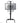 Neomounts PLASMA-M1900E Black TV Cart 37-70" 90° Rotation Steel Adjustable