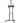 Neomounts FL50-550BL1 Carrello TV 37-70" Nero Acciaio Regolabile con Ruote 50kg