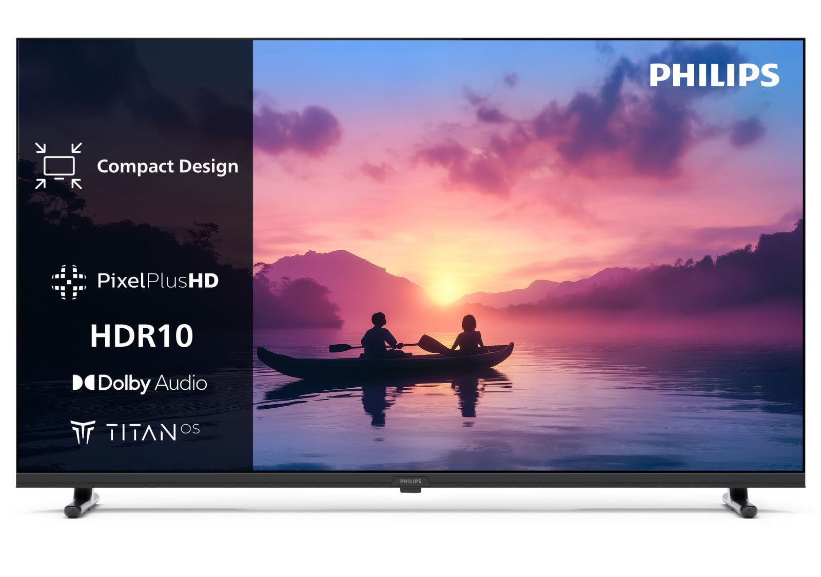 Philips Smart TV LED 24 pollici HD 24PHS6000 Nero