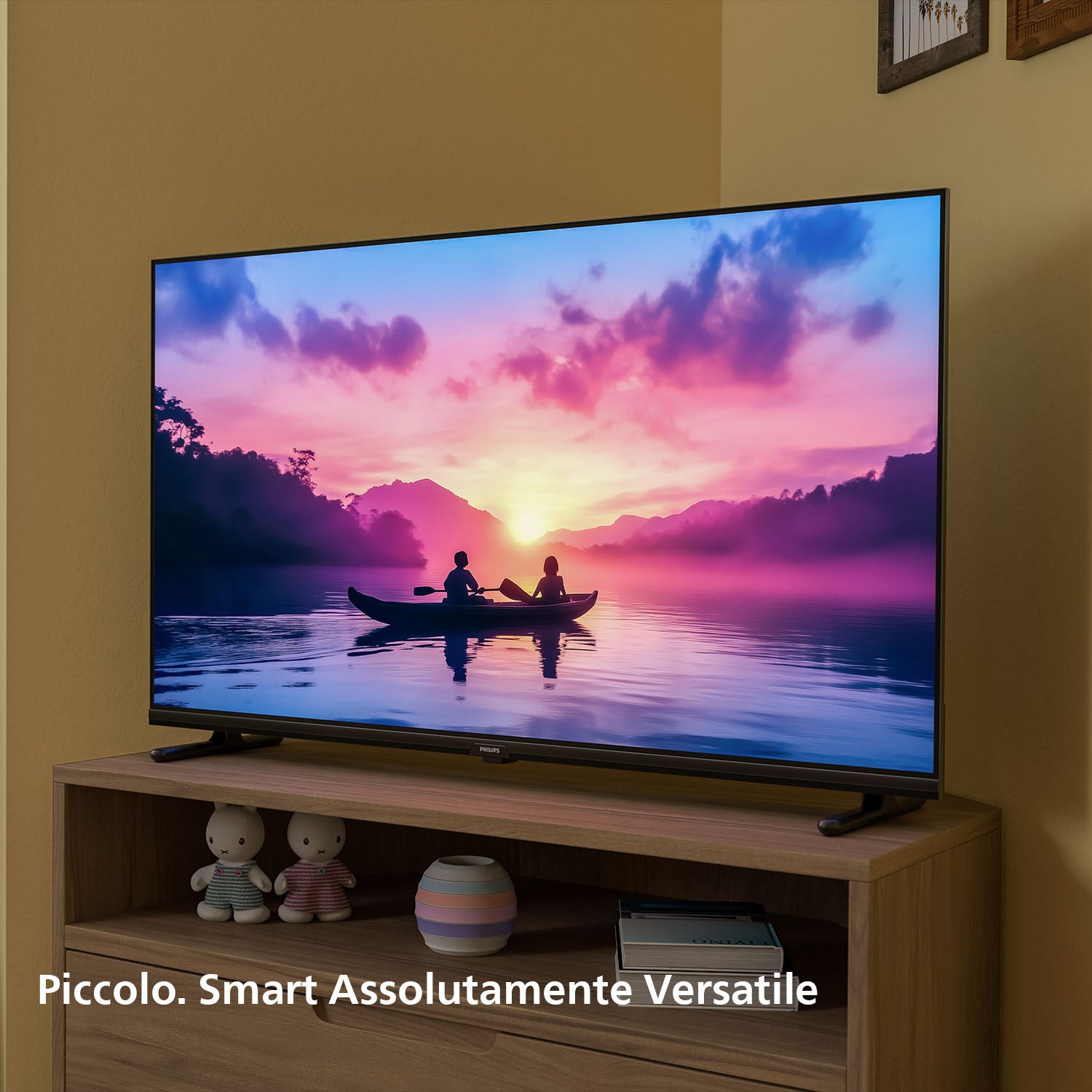 Philips Smart TV LED 24 pollici HD 24PHS6000 Nero