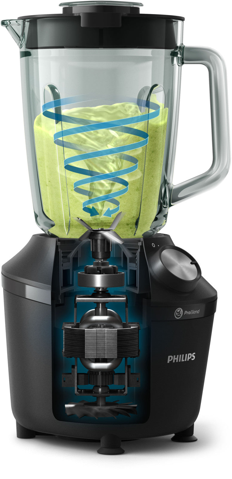 Philips Frullatore Serie 3000 HR2291/41 ProBlend 600W 2L Nero