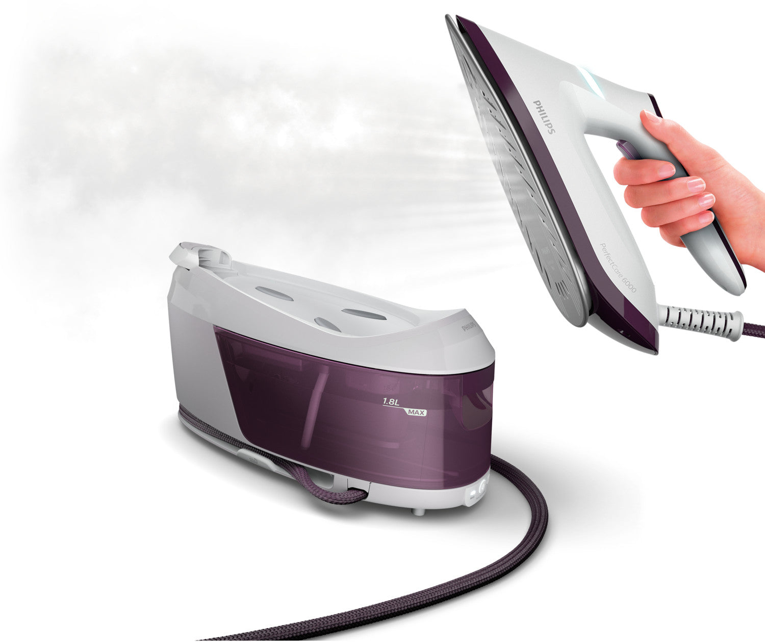 Philips Ferro da Stiro con Caldaia PerfectCare PSG6020/30 2400W 6,5 bar 130 g/min