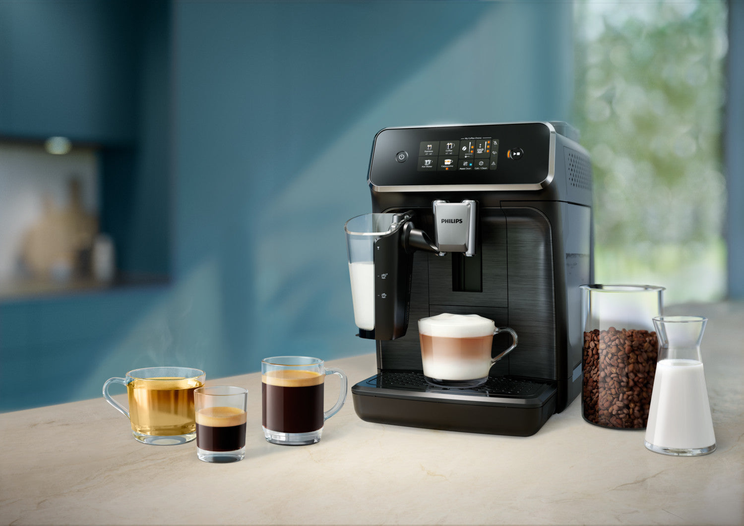 Philips Series 2300 LatteGo EP2334/10 Macchina da Caffè Automatica 4 Bevande Nero