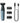 Philips Series 3000 BG3027/05 Rifinitore Corpo e Inguine Impermeabile Nero e Blu