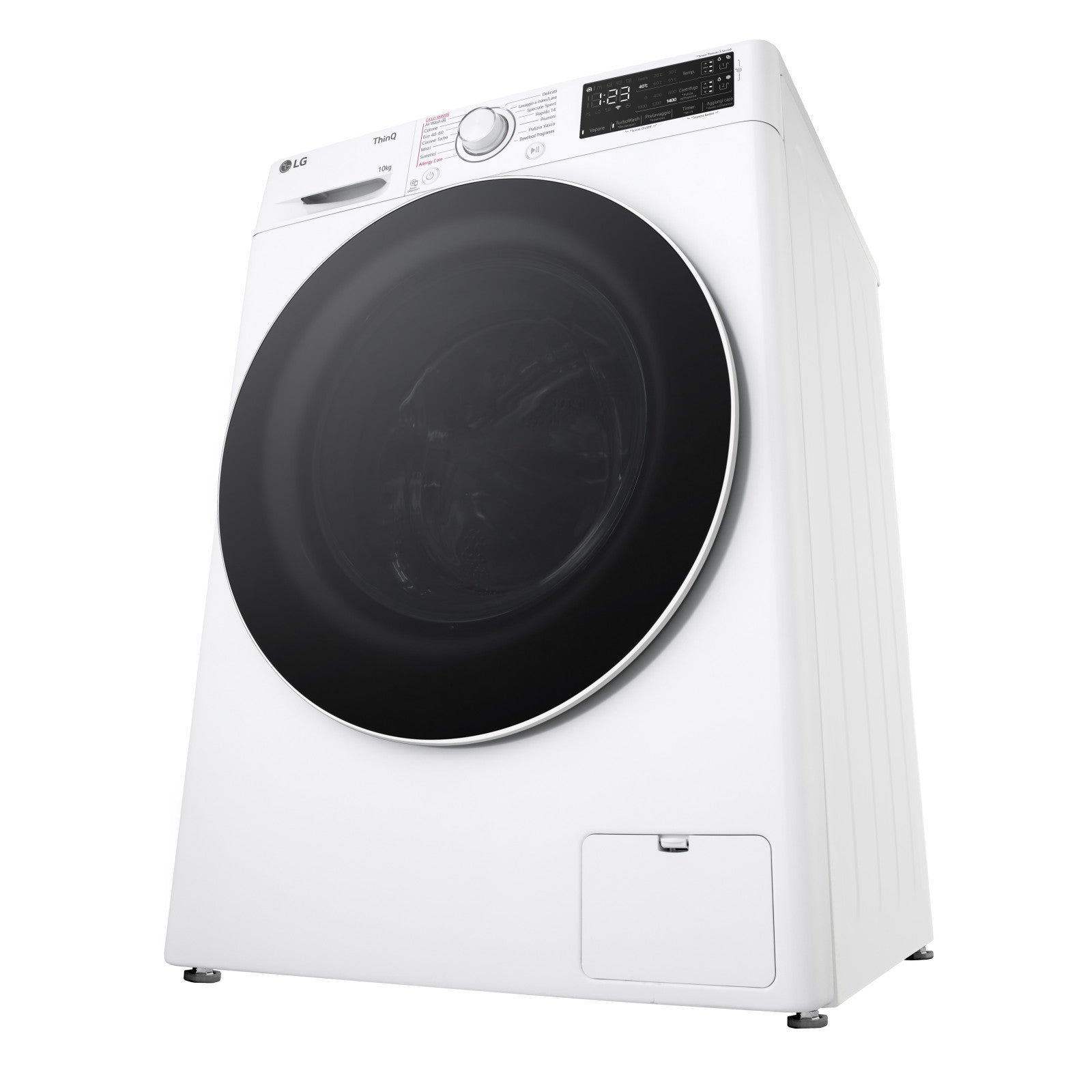 LG Lavatrice F4R3710NSWW 10 kg 1400 giri Classe A AI DD Carica Frontale Bianco