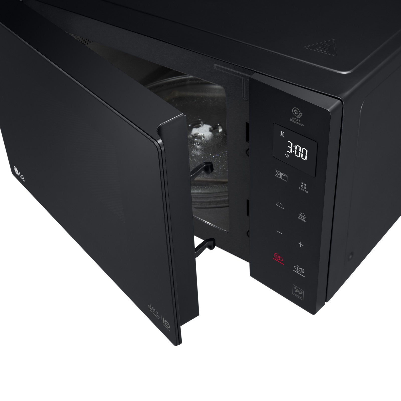 LG MH6535GDS Forno a Microonde Combinato 25L 1150W Nero con Grill e Inverter