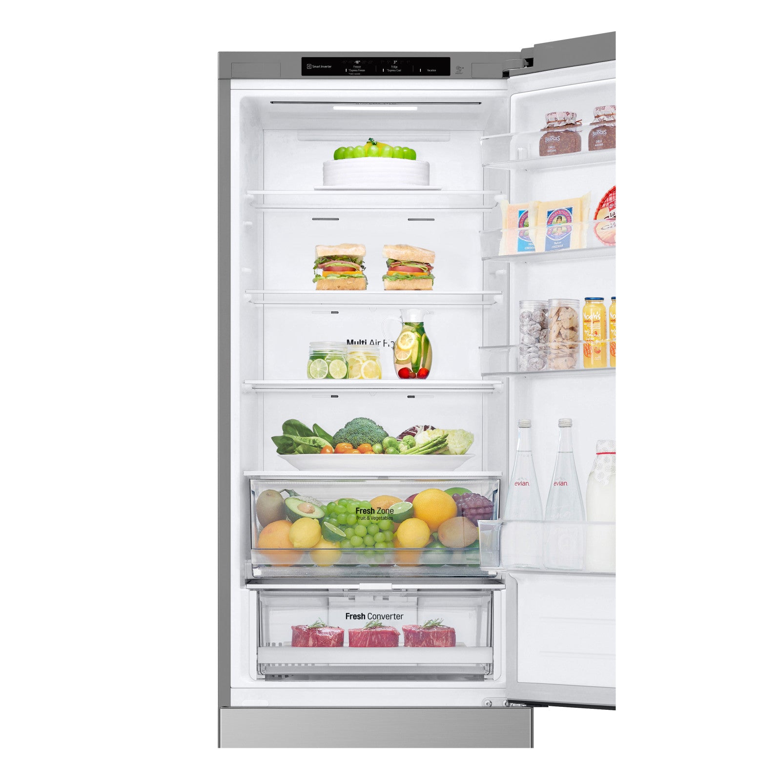 LG GBV22NCCPY Frigorifero Combinato 387L No Frost Classe C Prime Silver
