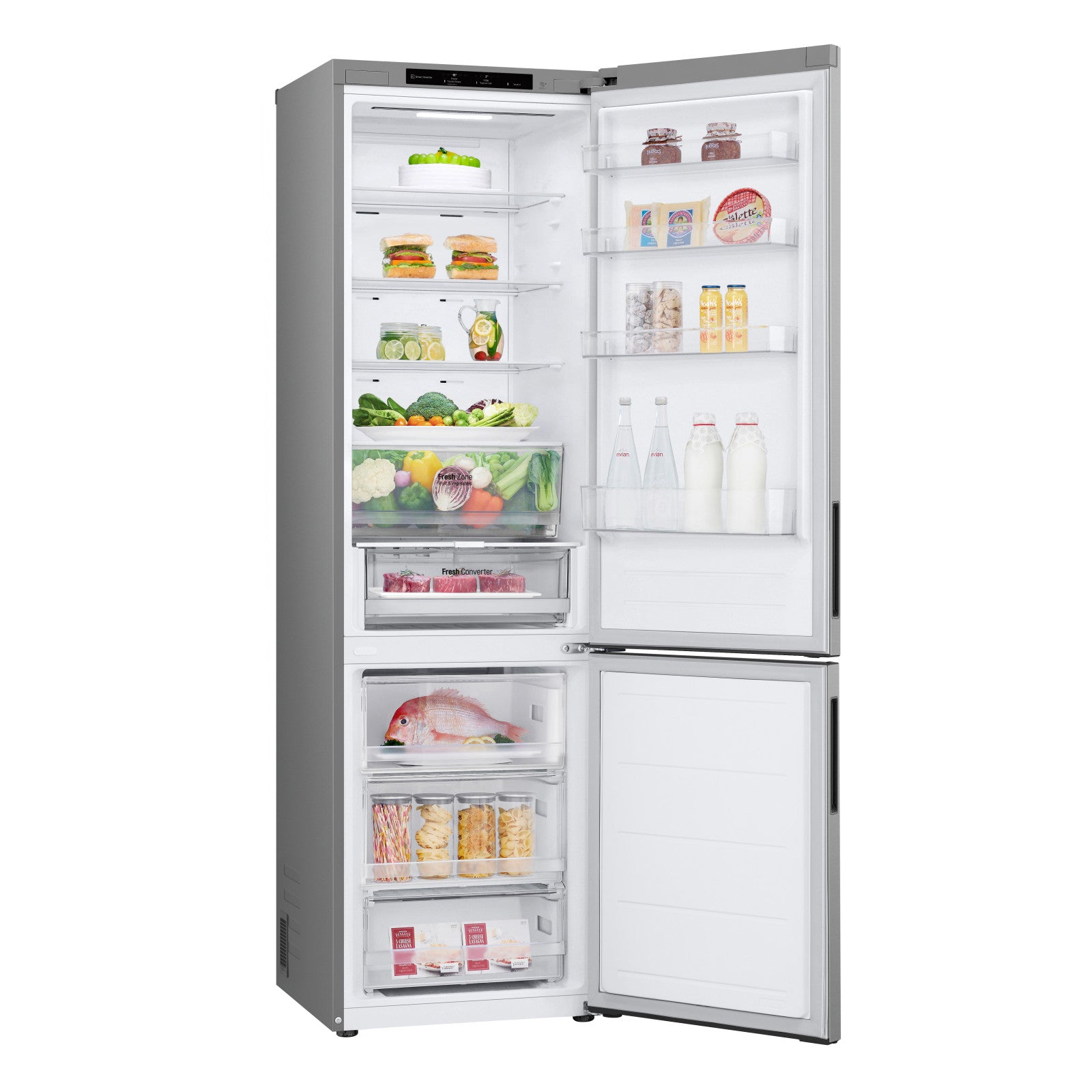 LG GBV22NCCPY Frigorifero Combinato 387L No Frost Classe C Prime Silver