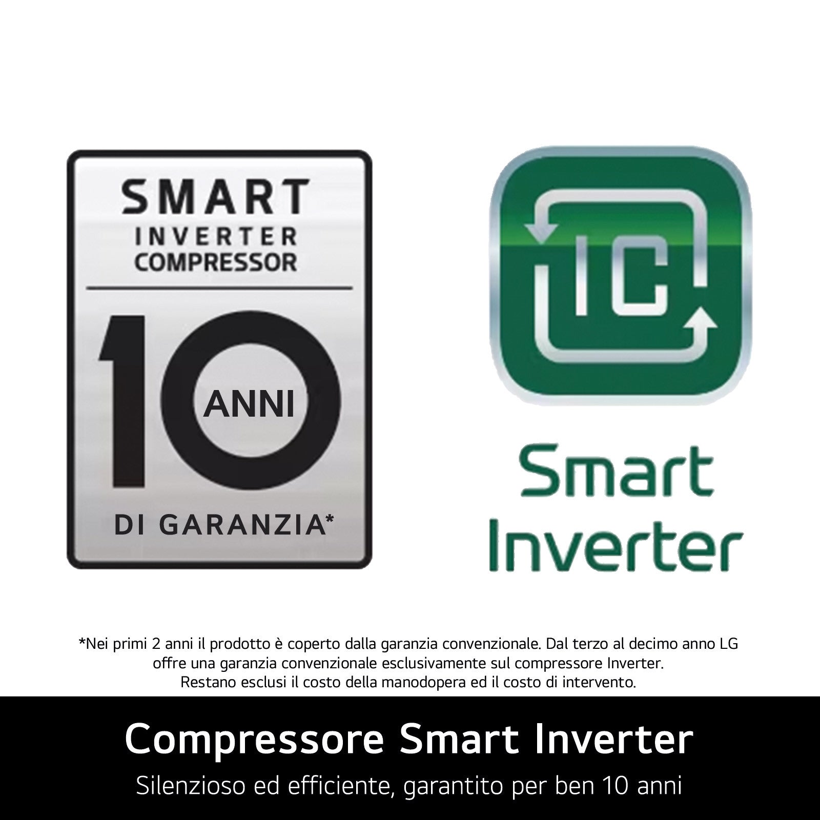 LG GBV22NCCPY Frigorifero Combinato 387L No Frost Classe C Prime Silver