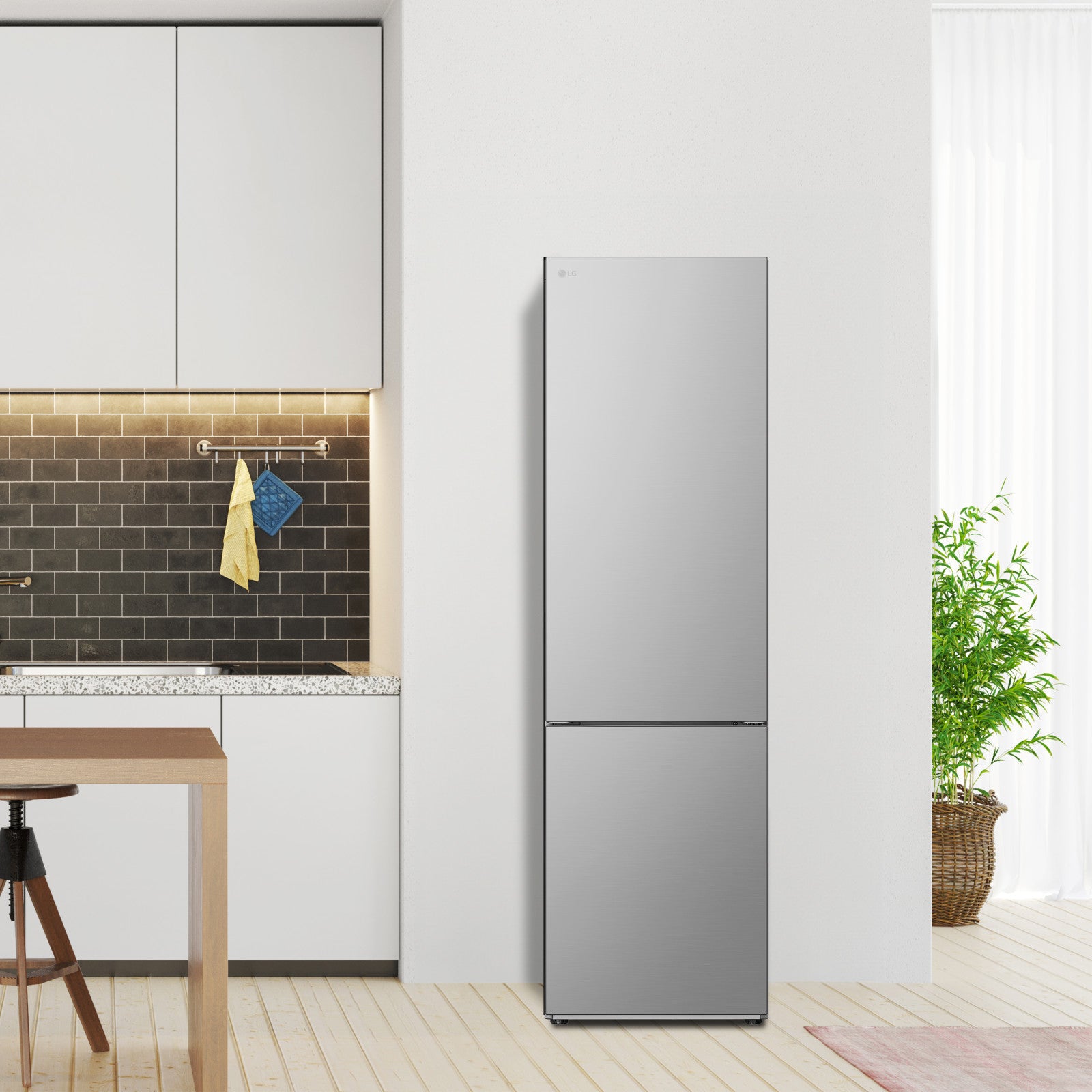 LG GBV22NCCPY Frigorifero Combinato 387L No Frost Classe C Prime Silver