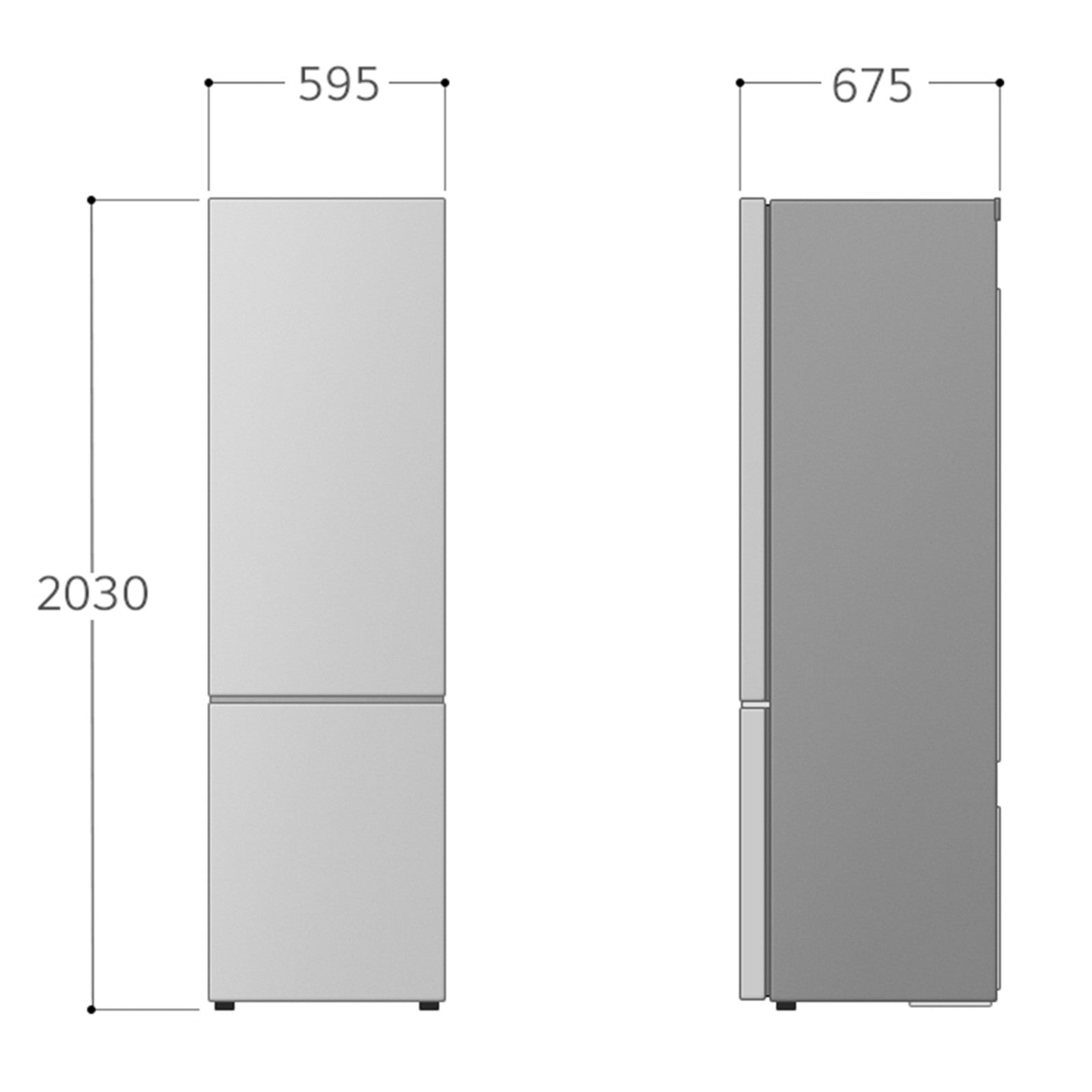 LG GBV22NCCPY Frigorifero Combinato 387L No Frost Classe C Prime Silver