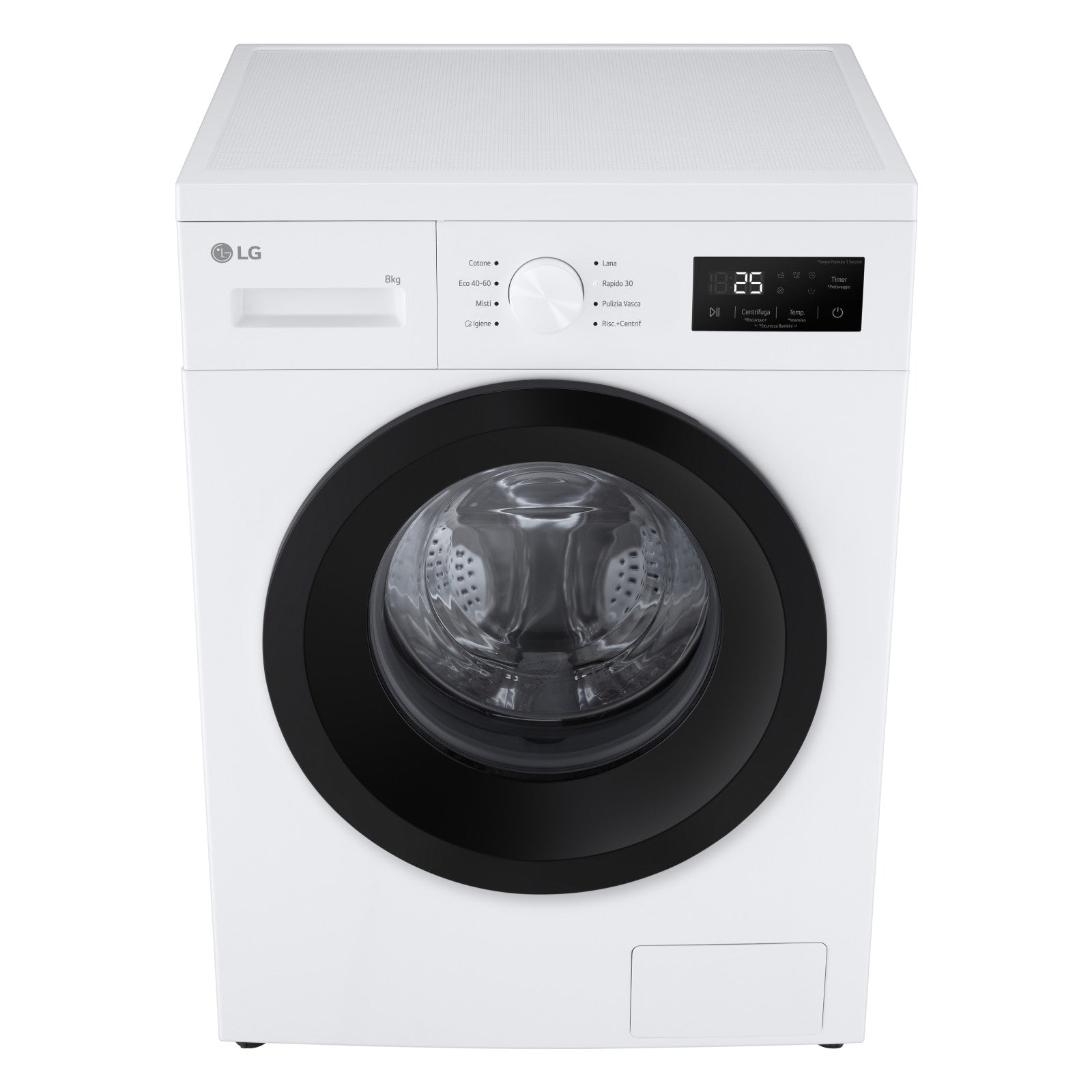 Lg Lavatrice Slim F4NA10S8NWK 8kg 1400 Giri Classe A HygieneSteam Bianco