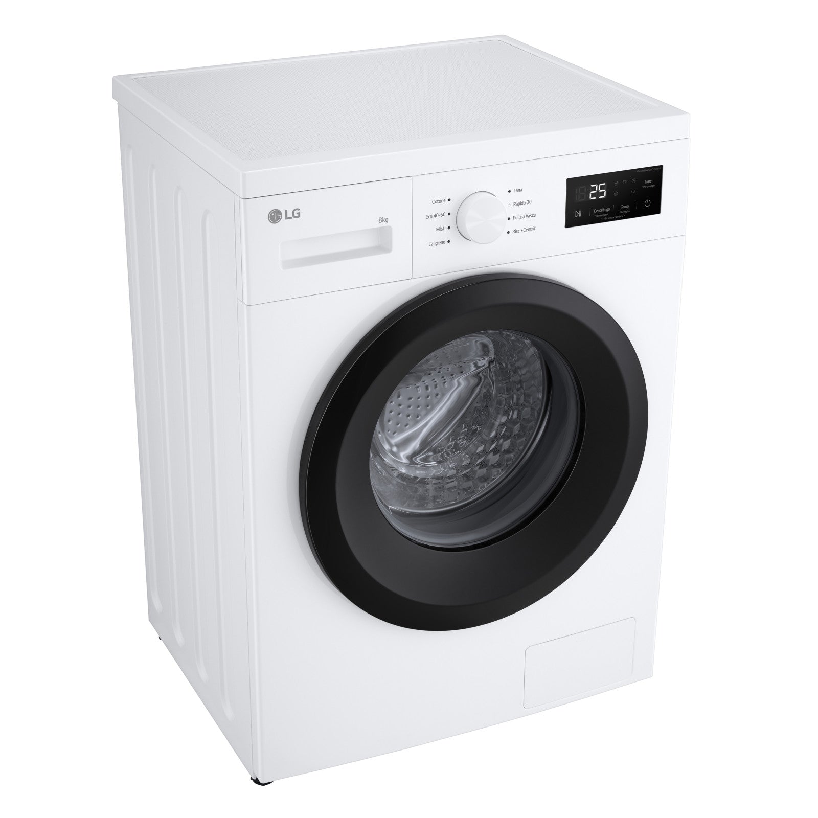Lg Lavatrice Slim F4NA10S8NWK 8kg 1400 Giri Classe A HygieneSteam Bianco