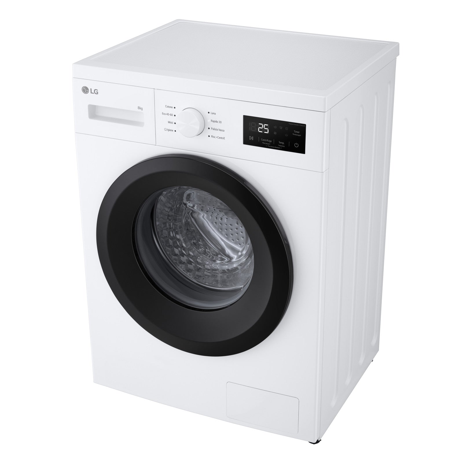 Lg Lavatrice Slim F4NA10S8NWK 8kg 1400 Giri Classe A HygieneSteam Bianco