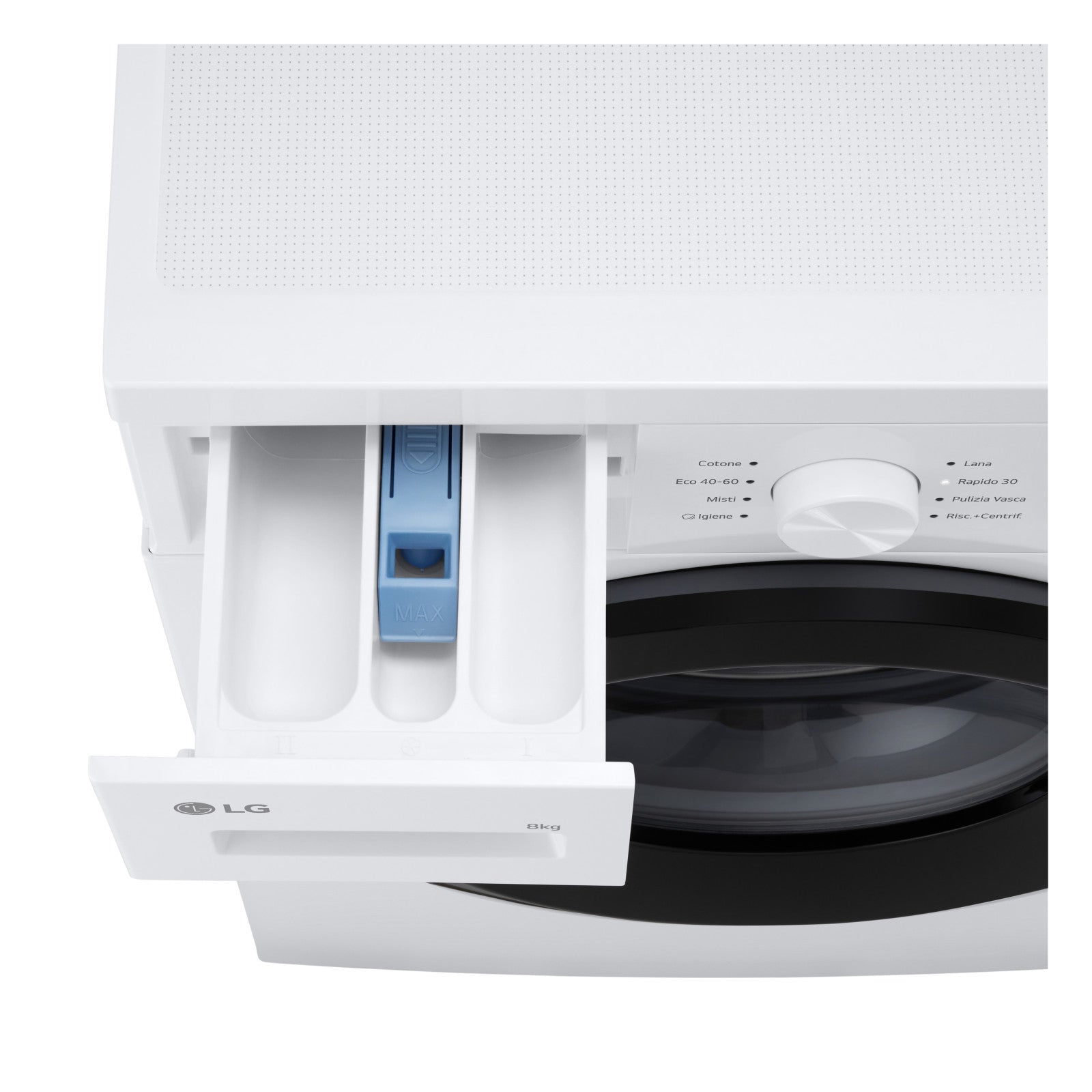 Lg Lavatrice Slim F4NA10S8NWK 8kg 1400 Giri Classe A HygieneSteam Bianco