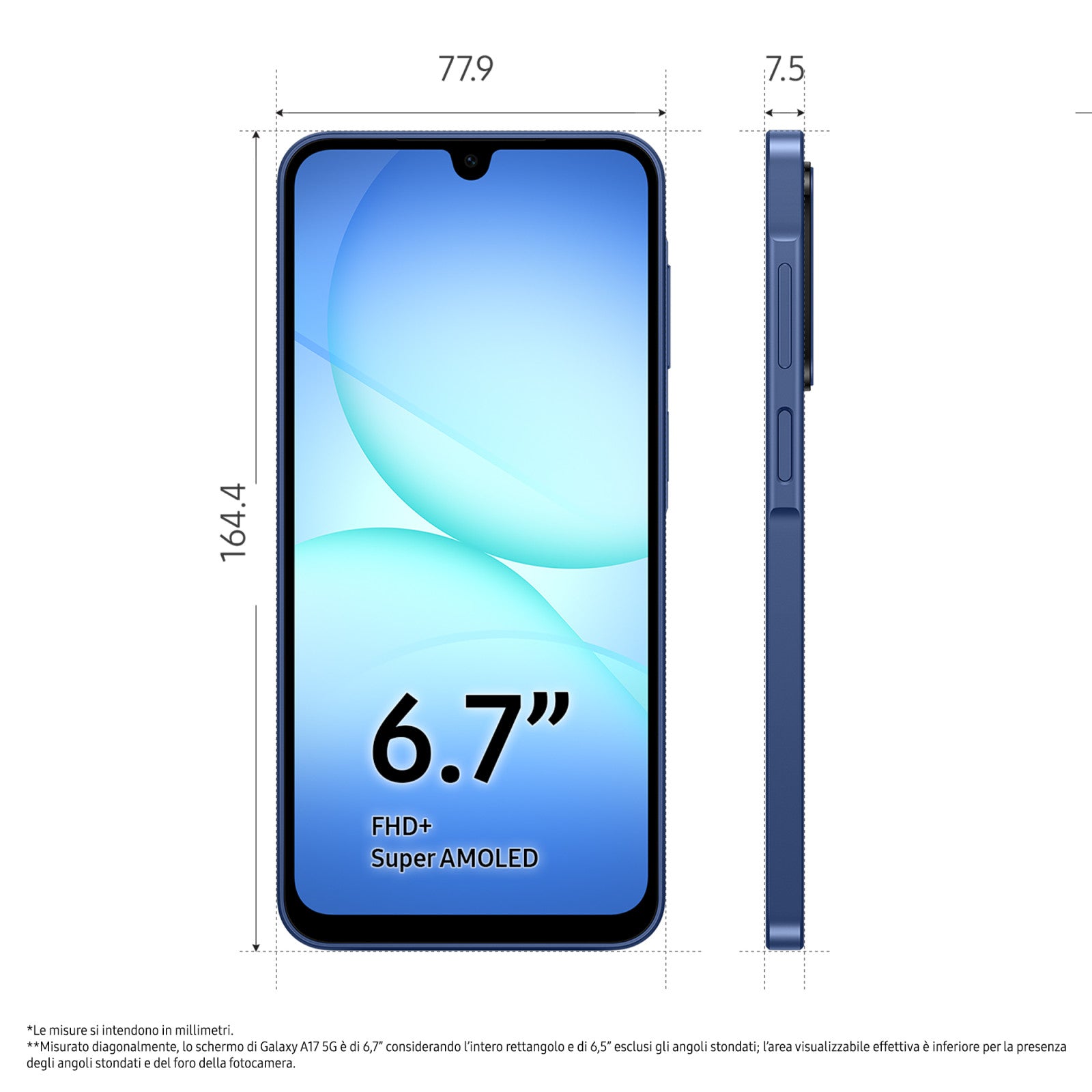 Samsung Galaxy A17 5G 8GB RAM 256GB Display 6.7