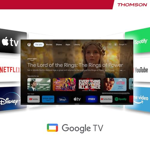 Thomson Smart TV QLED 65 pollici 65QG4S14 Google TV Android 11